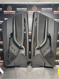 2012 CADILLAC CTS-V COUPE INTERIOR LH RH FRONT DOOR PANELS BLACK/WOODGRAIN OEM #1592