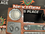 2008 FORD F250 RADIO BEZEL WOOD GRAIN 8C34-2504302-E LOADED OEM #861