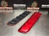 2014 FORD MUSTANG GT HOOD VENT LOUVERS PAIR RUBY RED OEM #783
