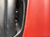97-04 C5 CORVETTE DOOR PANELS BLACK/ FIRETHORN RED OEM #1425
