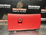 2007 C6 CORVETTE GLOVE BOX/ TRIM RED OEM #1080