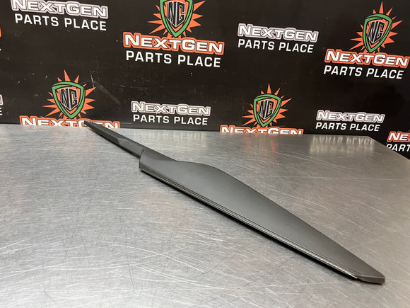 2017 C7 CORVETTE CENTER CONSOLE LH TRIM BLACK W/ WHITE STITCH OEM 340751AA #1181