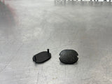 2005 C6 CORVETTE CENTER CONSOLE NUT COVERS BLACK OEM #487