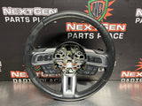 2018 FORD MUSTANG GT AUTO STEERING WHEEL W PADDLE SHIFTERS OEM #860