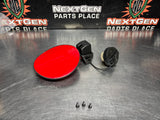 2004 PONTIAC GTO FUEL GAS DOOR ASSEMBLY TORRID RED OEM 92119899 #1306
