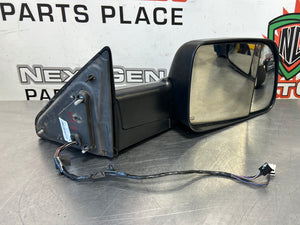 2010 DODGE RAM RH PASSENGER SIDE DOOR TOW MIRROR OEM P55372070AH #332