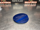 2017 FORD MUSTANG GT FUEL DOOR GAS LID TANK COVER BLUE OEM #1378