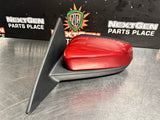2011 FORD MUSTANG GT LH DRIVER SIDE VIEW MIRROR RUBY RED OEM #1024