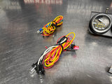05 PONTIAC GTO AUTO METER CARBON GTO DUAL POD GAUGES FUEL / OIL PRESSURE #1269