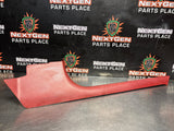 97-04 C5 CORVETTE RH FIRETHORN RED SIDE DOOR SILL KICK PANEL TRIM 10247092 #1425