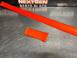 2010 CAMARO SS DRIVER / PASSENGER SIDE DASH TRIM ORANGE 92240108 92245218 #1547