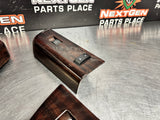 2008 FORD F250 LH & RH FRONT AND REAR DOOR WOODGRAIN WINDOW SWITCH SET OEM #1105