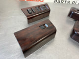 2008 FORD F250 F250 LH AND RH FRONT AND REAR DOOR WOODGRAIN WINDOW SWITCH SET OEM #503