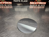 2021 FORD MUSTANG GT FUEL DOOR GAS LID TANK COVER SILVER OEM #1503