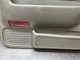 2004 FORD F250 FRONT LH DRIVER DOOR PANEL GREY W/ CARBON FIBER OEM #944