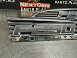 2014 FORD F250 DIESEL LH RH DRIVER PASSENGER SIDE FENDER EMBLEMS OEM #956