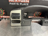 2007 FORD F250 BLK SILVER DASH RADIO CLUSTER BEZEL TRIM LOADED OEM #723
