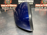 2016 FORD MUSTANG GT LH DRIVER SIDE VIEW MIRROR BLUE OEM #1596