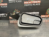2015 FORD MUSTANG GT LH DRIVER SIDE VIEW MIRROR WHITE OEM #1330