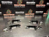 08-09 PONTIAC G8 LH RH SIDE EXTERIOR DOOR HANDLES FRONT & REAR BLCK OEM #1178