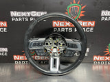 2018 FORD MUSTANG GT AUTO STEERING WHEEL W PADDLE SHIFTERS OEM #860