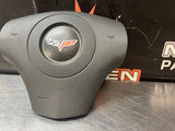 2008 C6 CORVETTE OEM USED DRIVER STEERING WHEEL AIR BAG #1266