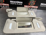 2014 CHEVY SILVERADO 2500HD TAN SUN VISORS OEM #758
