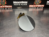 2011 FORD MUSTANG GT FUEL DOOR GAS LID TANK COVER MAGNETIC METALLIC GRAY #1120