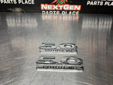 11-14 FORD MUSTANG GT AFTERMARKET ALLOY FENDER EMBLEMS #822