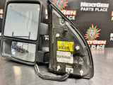 2011 FORD F350 LH DRIVER MIRROR MEMORY POWER FOLD TELESCOPIC OEM #765
