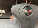 2008 C6 CORVETTE OEM USED DRIVER STEERING WHEEL AIR BAG #1266