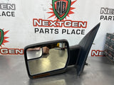 2013 FORD F150 LH DRIVER SIDE MIRROR POWER FOLD BLK BL34-17683-CE OEM #587