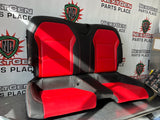 2023 CAMARO SS RED/ BLACK REAR LEATHER SEATS OEM #268