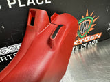 97-04 C5 CORVETTE LH SIDE SEAT BELT TRIM FIRETHORN RED OEM 10258545 #1150