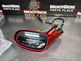 05 - 13 C6 CORVETTE RH PASSENGER SIDE MIRROR RED JEWEL TINTCOAT OEM #1538