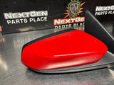 2014 FORD MUSTANG GT RH PASSENGER SIDE VIEW MIRROR RED OEM #1225