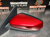 2011 FORD MUSTANG GT LH DRIVER SIDE VIEW MIRROR BURGUNDY OEM #1231
