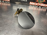 10-14 FORD MUSTANG GT FUEL DOOR GAS LID TANK COVER STERLING GREY METALLIC #1176