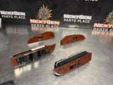 2012 CHEVY SILVERADO 2500 CREW CAB WOOD FRONT AND REAR WINDOW SWITCHES OEM #1379