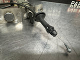 2005 C6 CORVETTE HATCH TRUNK RELEASE CABLE WITH BUTTON AND KEY OEM #1030