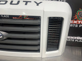 2008-2010 FORD F250 F350 DIESEL FRONT UPPER GRILLE WHITE OEM #W429