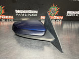 10-14 FORD MUSTANG GT RH PASSENGER SIDE VIEW MIRROR KONA BLUE OEM #968