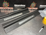 2014 FORD MUSTANG GT LH AND RH ILLUMINATED DOOR SILL TRIM SET OEM #1542