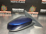 10-14 FORD MUSTANG GT RH PASSENGER SIDE VIEW MIRROR KONA BLUE OEM #968