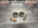 04-06 PONTIAC GTO RADIATOR RUBBER HOLD DOWN DONUTS WITH BRACKETS OEM #1438
