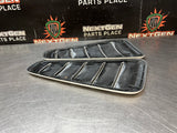 2013 FORD MUSTANG GT EXTERIOR REAR WINDOW LOUVERS WHITE OEM #1588