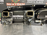 2007 FORD F250 BLK SILVER DASH RADIO CLUSTER BEZEL TRIM LOADED OEM #723
