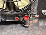 2012 CAMARO SS RADIATOR CONDENSER FAN ASSEMBLY TRANSMISSION OEM #1372