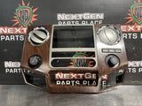 2011 FORD F350 RADIO BEZEL WOOD GRAIN BC34-2504302-C OEM #1329