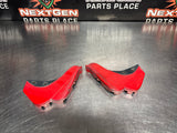 04-06 PONTIAC GTO TORRID RED ROCKER PANEL END CAP PAIR OEM #1027